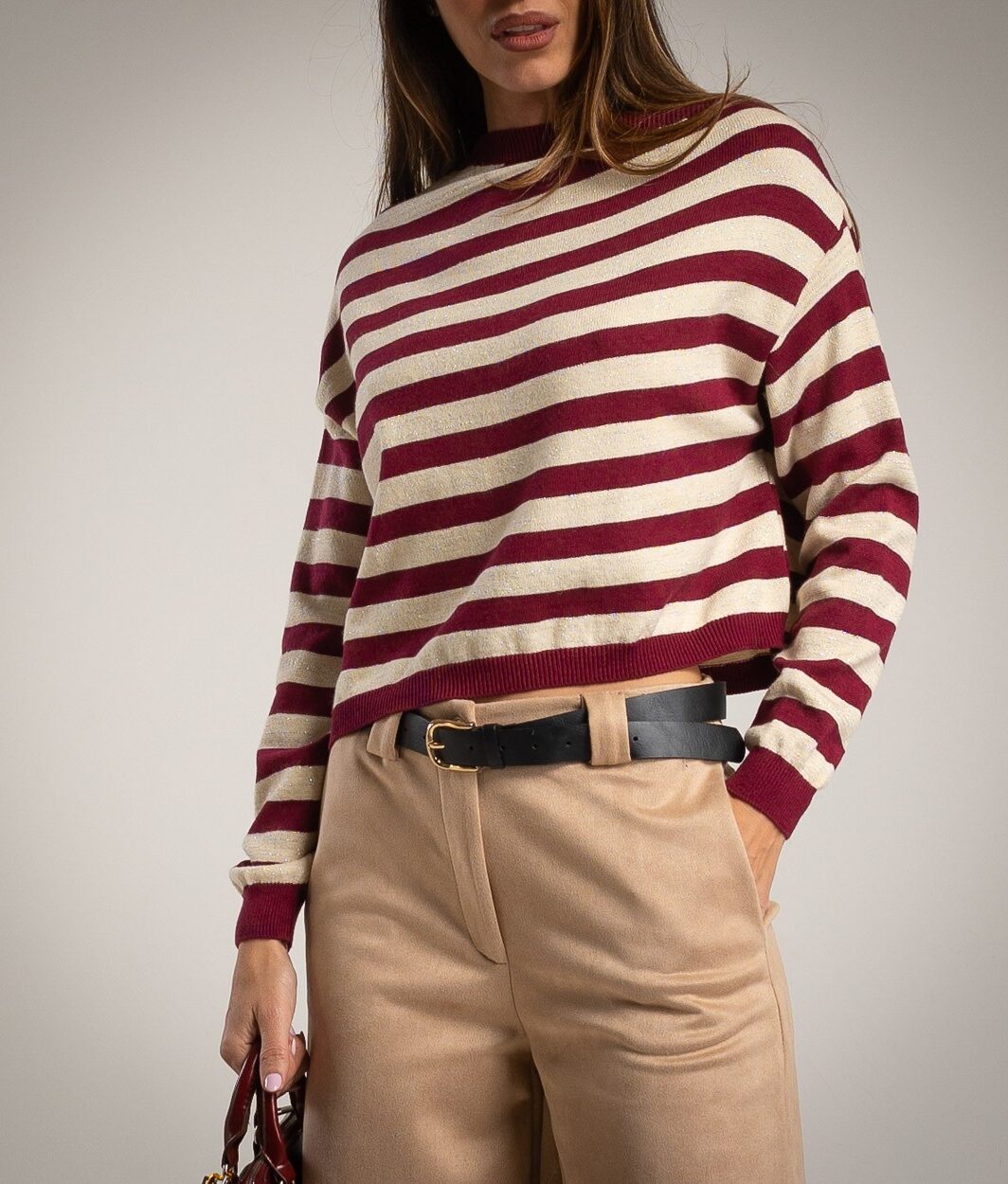 PULOVER LINE BORDO